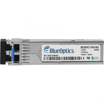 BlueOptics Cisco GLC-LH-SM-RGD SFP compatibile BO05C13610D, Ricetrasmettitore, Argento