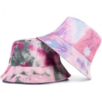 Women’s Panama Cap - Double-Sided Tie-Dye