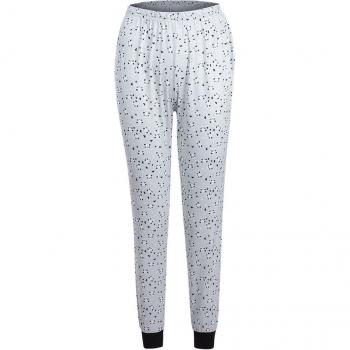 Ladies Panda Love Homewear Casual Pajama Pants - Warm Elastic Waist 40