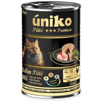Uniko Comida Húmeda para Gatos Paté de Pollo 400 Gr