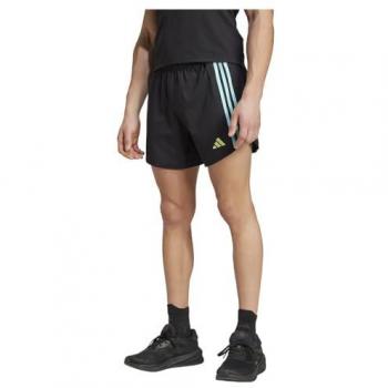 Adidas Shorts Own The Run 3 Franjas Negro - Hombre