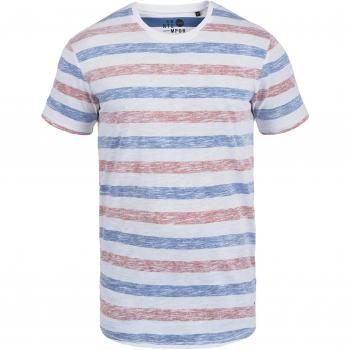 !Solid Tet Herren T-Shirt Kurzarm Shirt mit Streifen und Rundhalsausschnitt, Größe:XXL, Farbe:Diva Blue