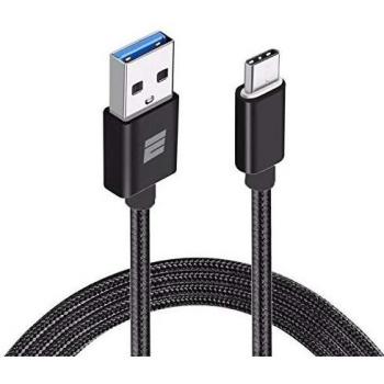 Cable USB Eightt USB 3.0 A Type C 1m Negro