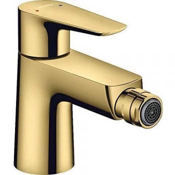Hansgrohe Talis E Bidet-Einhebelmischer, Gold poliert, mit Ablaufgarnitur