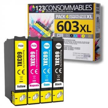 Pack de 4 cartouches compatibles EPSON 603XL