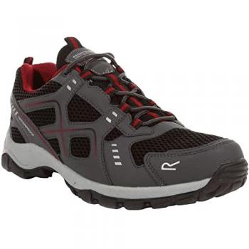 Men's Regatta Mens Vendeavour Lace Up Waterproof Walking Shoes - Black - Size: 9