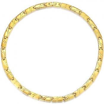 Collar de poder de germanio 264 en acero inoxidable para hombres y mujeres TG4617