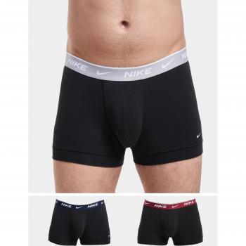 Trunk Nike Box di 3 Boxer Nero Rosso Bianco M