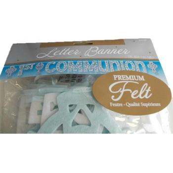 Personalized Felt Letter Communion Banner