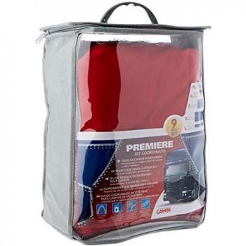 LAMPA - Premiere, Set Tende In Microfibra Per Camion - Rosso