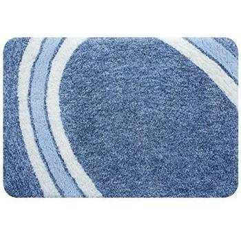 Spirella Badematte 60×90 cm – rutschfester Blau‑Hochflor