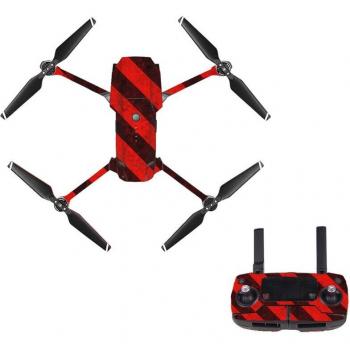 Calcomanía DJI Pro Skin RedBlack