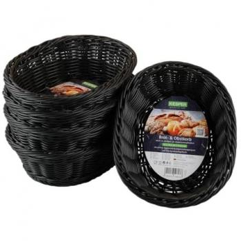 KESPER® 5er Set Brotkörbe für Brot und Obst
