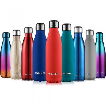 CMXING Bottiglia Termica, 750ml Doppia Parete Borraccia Acciaio Inox