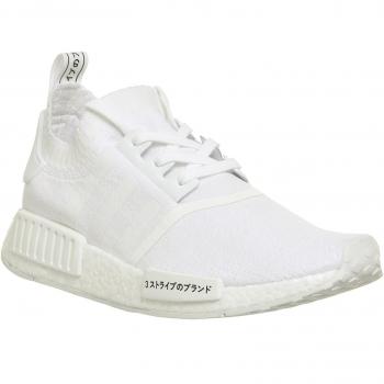 Adidas Nmd_R1 Pk, Zapatillas de Deporte para Hombre, Blanco (Ftwbla / Ftwbla / Ftwbla), 43 1/3 EU