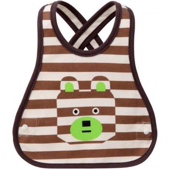 Bavettes à boutons pour bébés 0-2 ans
