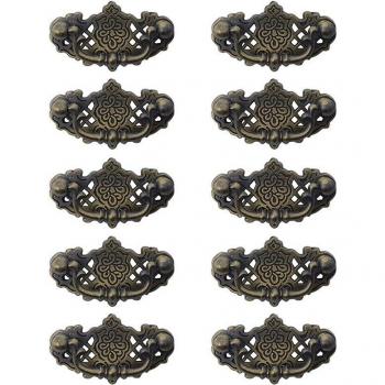 Armoires de cuisine rétro 10 unités, tiroirs, poignées et boutons bronze antique