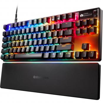 SteelSeries Rapid Tap TKL Japanese Tenkeyless Wired Gaming Keyboard with Soundproof Design and Magnetic Hall Effect Sensor