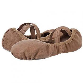 Chaussures de ballet plat semelle en cuir