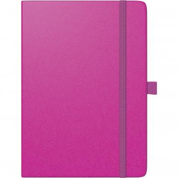 Brunnen 107916626 Kalendermodell 791 Kompagnon – 2‑seitige Wochenübersicht, 148 × 210 mm, Pinker Baladek-Einband, 2019