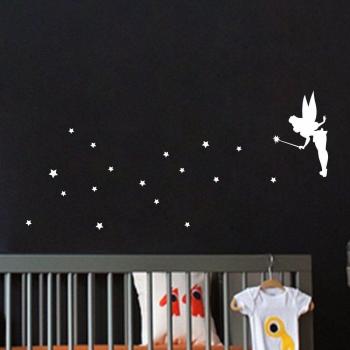 Calcomanía Hada y Estrellas para Niñas