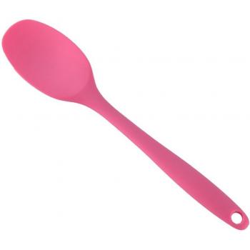 Silicone Long Handle Non-Stick Spatula Kitchen Utensil - Odourless & Freezer Safe