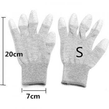 1 Pair ESD Antistatic Gloves with PU Coated Palm