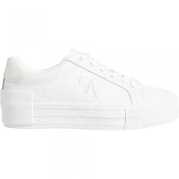 Calvin Klein - Zapatilla de Plataforma de Piel
