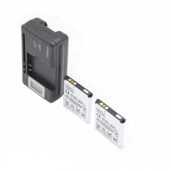 Pack de Baterías 2x Bst-38 930mah + Cargador Sony Ericsson