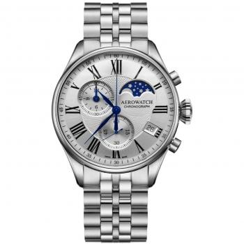 Aerowatch Grand Classic Chrono with Moon Phase A 78990 AA03 M