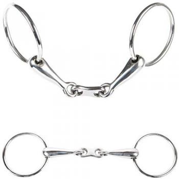 Harry’s Double Break Snaffle Bit – Two‑Ring Model