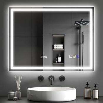 SmartMirror 600x800 – Bluetooth Clock, LED Light, and Demister Pad
