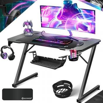 Desk Gaming Z-Frame con Portabicchieri