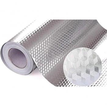 Removable Aluminum Foil Kitchen Wall Stickers Waterproof Oil Proof