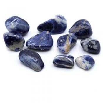 L Tumble Stones - Sodalite - (Set of 24)