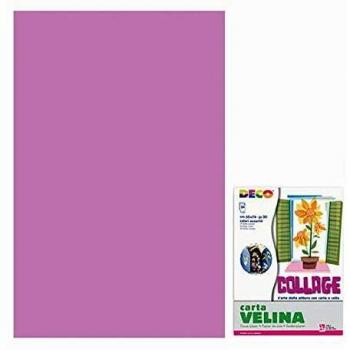 Confezione da 24 fogli di carta velina viola 21 grammi