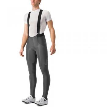 Castelli Sorpasso RoS Lange Trägerhose dunkelgrau - M