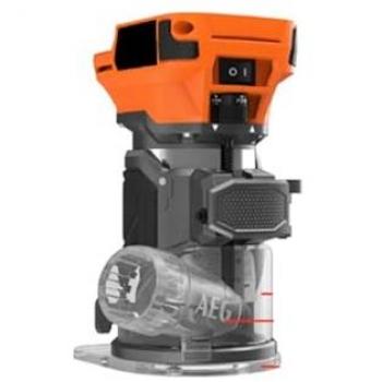 Affleureuse AEG 18V Brushless - Sans batterie ni chargeur - BOF18BL3-0