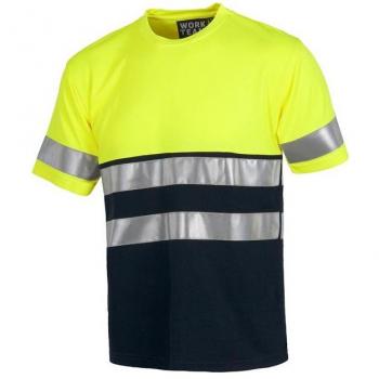 Camiseta Reflectante de Trabajo Manga Corta