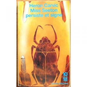 Miss Seeton persiste et signe (Grands Détectives)