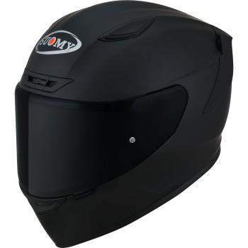 Casco Integral Suomy Track-1 Plain Negro Mate Talla S