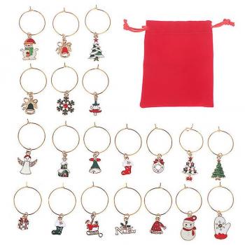 Étiquettes vinicole de Noël