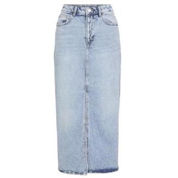 Vila Jeansrock VIJAF HW MIDI DENIM SKIRT-NOOS – Hellblau, 44 cm