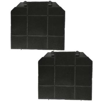 2x Compatible Activated Carbon Filter for Electrolux Glassy Advance 90, Glassy Advance 60 Extractor Hood - 26.5 x 23.5 x 1.5 cm - Vhbw