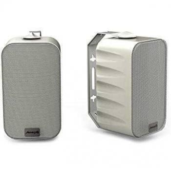 Audibax PR-42T Blanco Altavoces 100V Instalación 2 Vías 75W con soporte