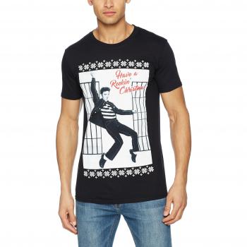 Camicia Unisex XL “Have a Rockin’ Xmas” nera