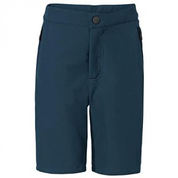Vaude Leichte elastische Kinder Softshell Shorts. Farbe: Blau / Größe: 134