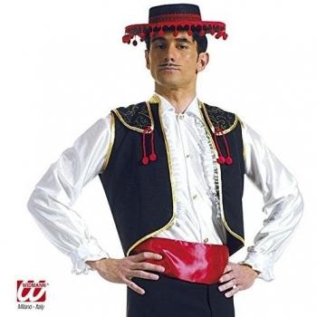 Gilet da Torero con Cintura Taglia M - Nero