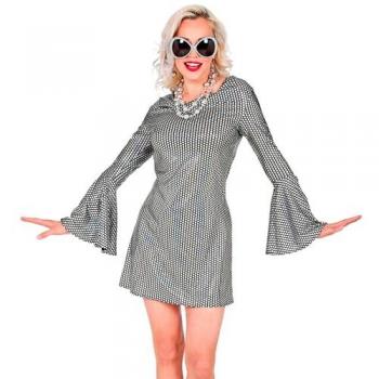 Vestido Retro Disco Años 70 Mujer