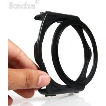 Adaptador de anillo de 49-82 mm + soporte de filtro para cámaras Canon, Nikon y Sony Serie P
